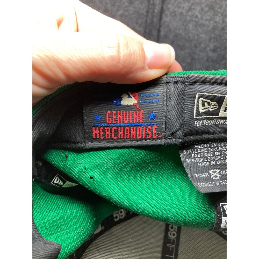 New Era New York Mets 59FIFTY Fitted Hat‎ Green Orange 50th Anniversary 7 3/8 - Picture 12 of 12